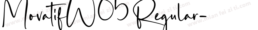 MovatifW05 Regular字体转换